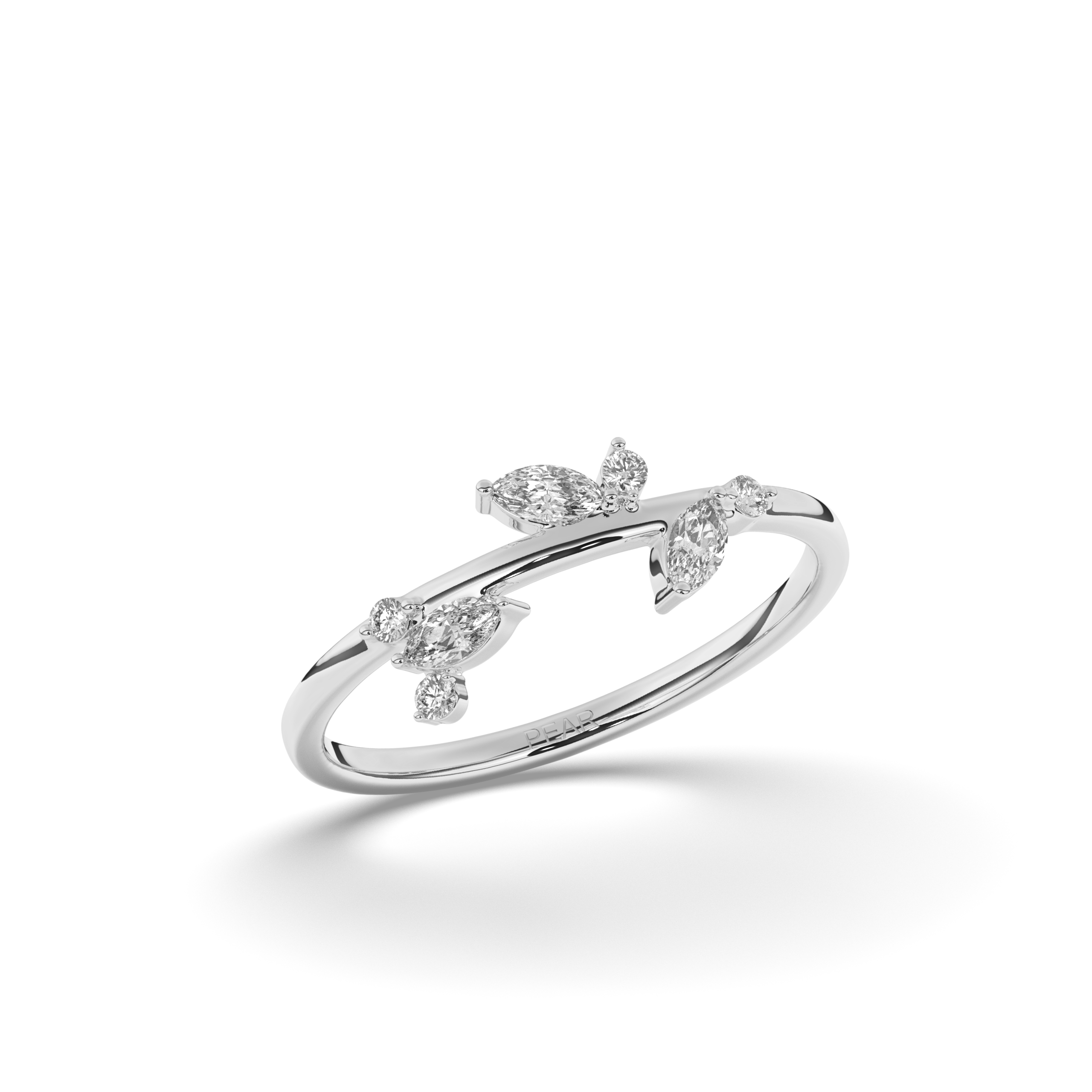 Fancy Marquise Lab-Grown Diamond Ring - Pear Jewels